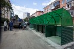 В Первоуральске установлены первые европейские контейнера для мусора