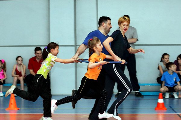 В ДЮСШ прошёл спортивный праздник отделения баскетбола «Отцы и дети»