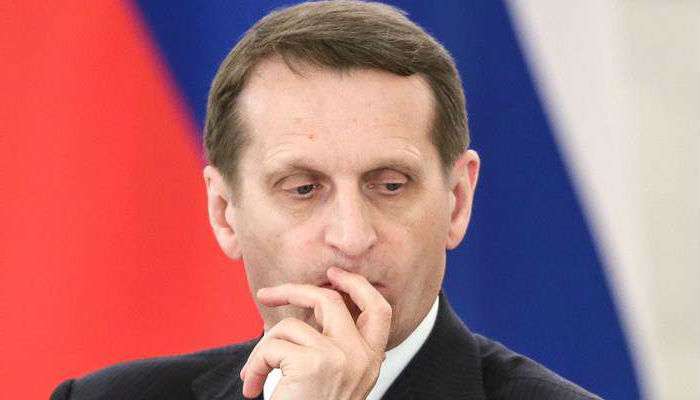 Нарышкин назвал слухами сообщения об уходе с поста Нарышкин назвал слухами сообщения об уходе с поста