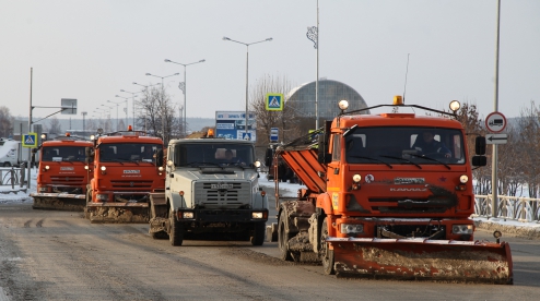 3500 кубометров снега вывезли с улиц Первоуральска
