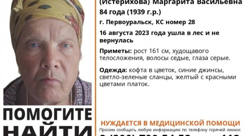 В лесах Первоуральска потерялась пенсионерка