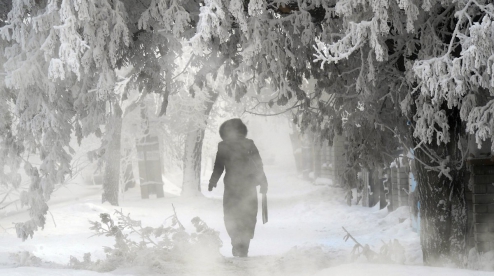 В Первоуральск приходят морозы до -34 градусов