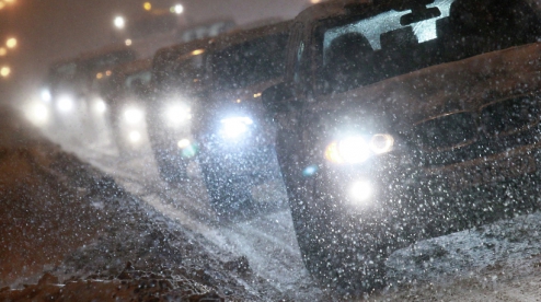 ГИБДД Первоуральска предупреждает о сложной ситуации на дорогах из-за снегопада