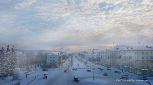 Вслед за морозами Первоуральск накрыл смог