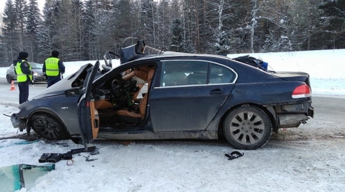В ДТП на трассе «Пермь-Екатеринбург» пострадали 4 человека