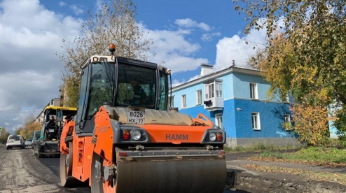 Первоуральскую улицу Гагарина начали асфальтировать