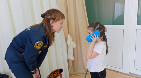 Познавательный урок по пожарной безопасности в детском саду