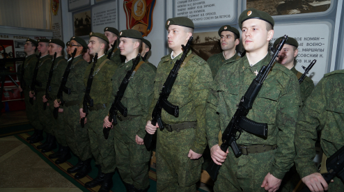 В воинской части посёлка Горный щит проходят военные сборы