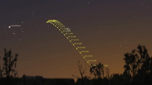 Вечерами в небе над Первоуральском можно будет наблюдать Меркурий