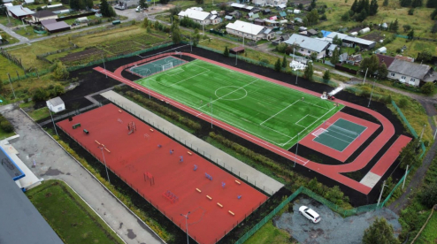 В Кузино школьный стадион стал центром спортивной жизни поселка