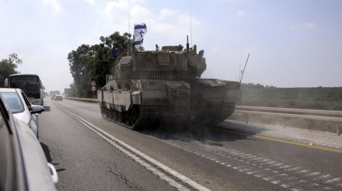 Военный эксперт раскрыл значение буквы V на израильских танках